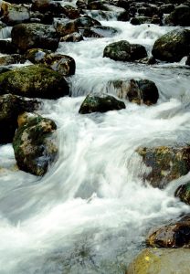 River Ullu-Murudgu in Dombai.Karachai.Caucasus.Russia.