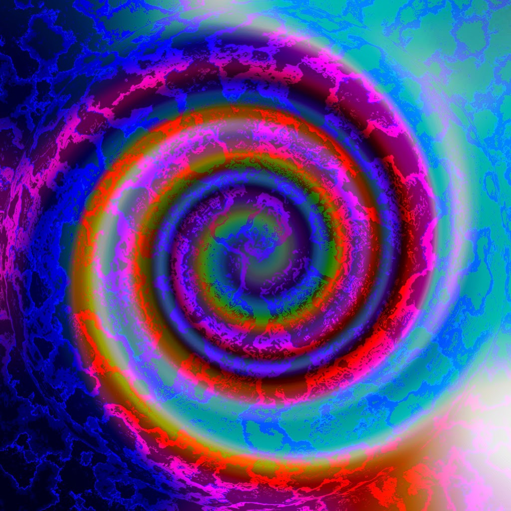 multicolored spiral wallpaper